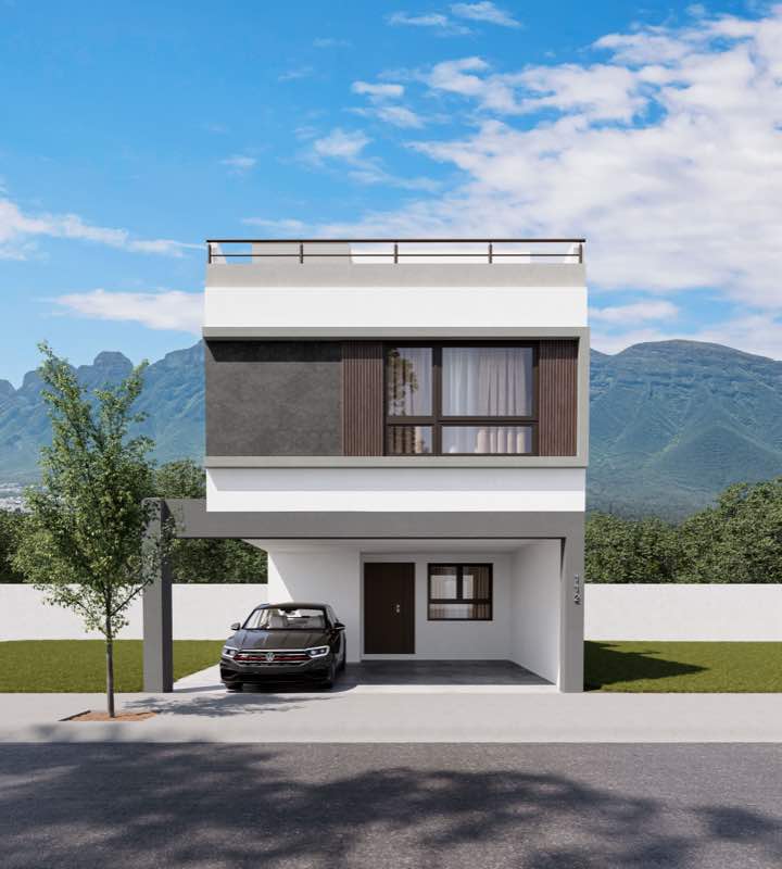 Fachada del modelo Linaria