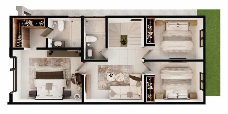 Planta alta del modelo Linaria