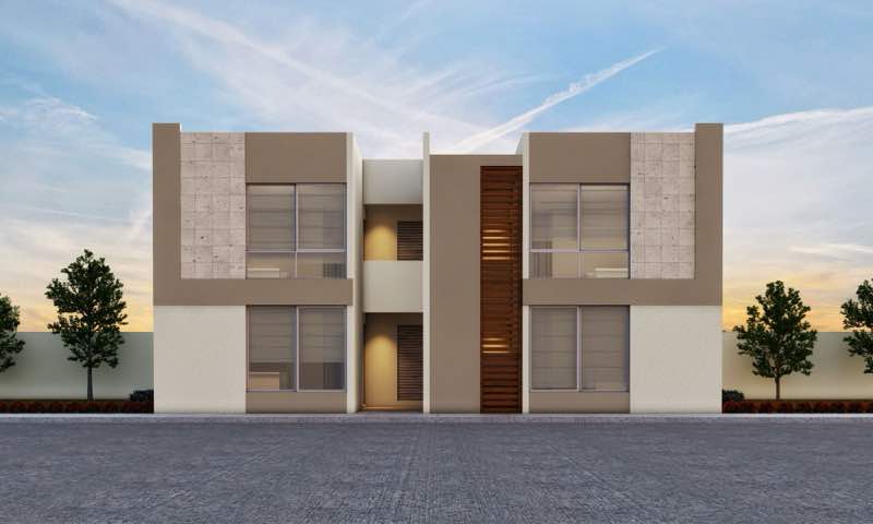 Fachada del modelo Auren