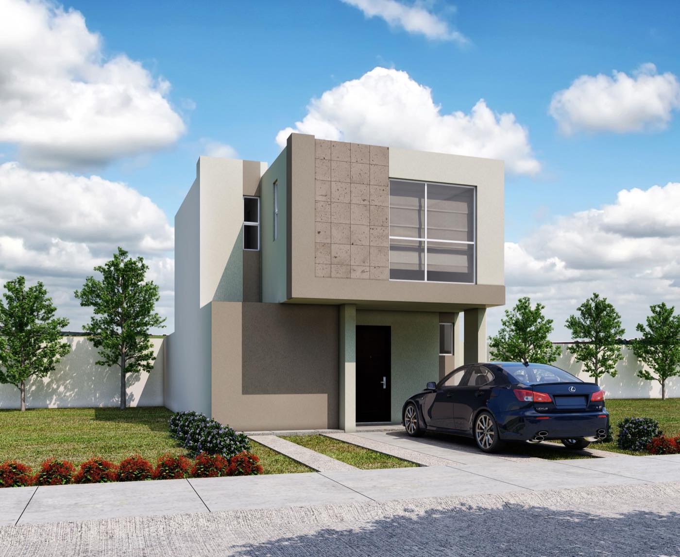 Fachada del modelo Nyra